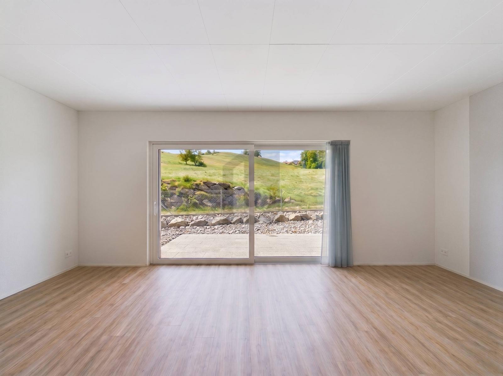 FAMILIENFREUNDLICH MIT TERRASSE & SAUNA – Schönengrund