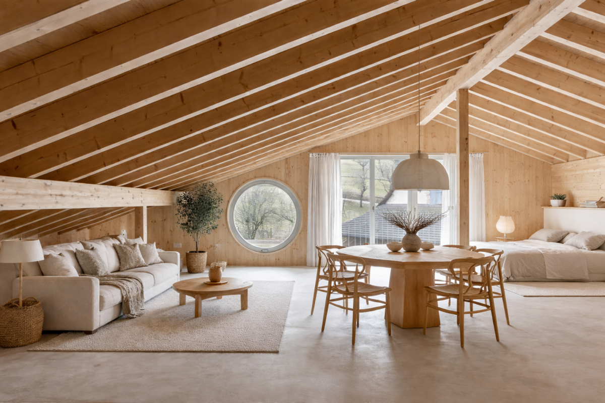 Moderne Loft Dachwohnung im Herzen von Nusshof – Nusshof