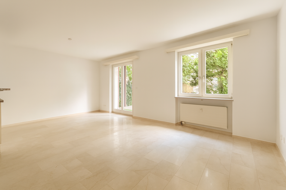 Helle 3.5 Zi-Terrassenwohnung mit Gartenfläche im Herzen von Laufen – Laufen