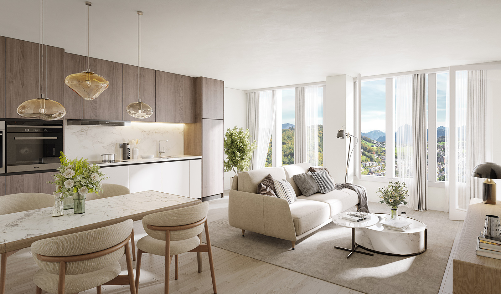 Wohnen in der höchsten 2.5-Zimmer-Wohnung in der Zentralschweiz – Kriens