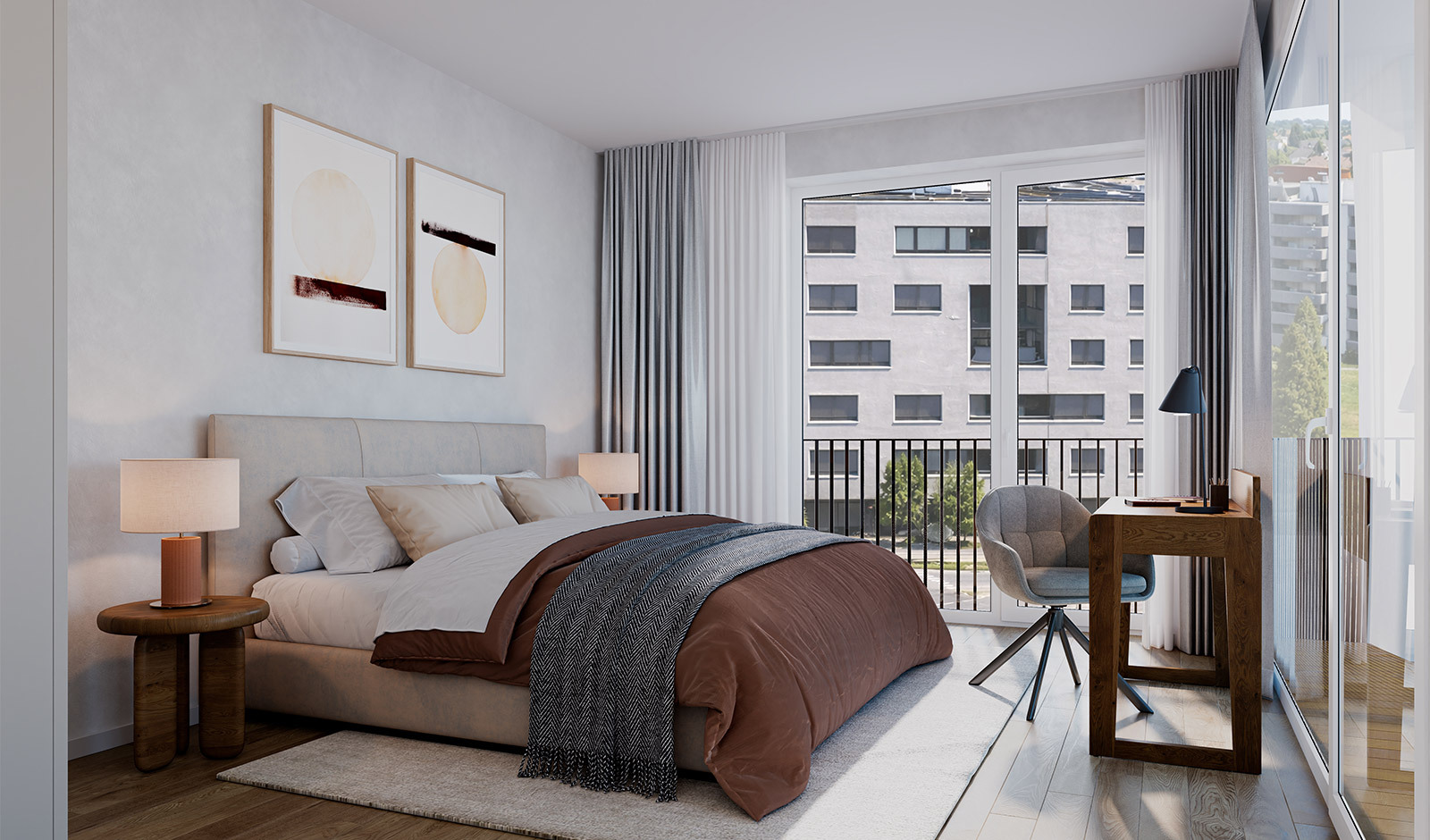 Moderne 21⁄2-Zimmer-Neubauwohnung mit durchdachtem Grundriss – Emmenbrücke