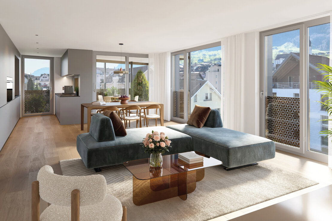 4.5 Zi. Wohnung 3.B – Buochs