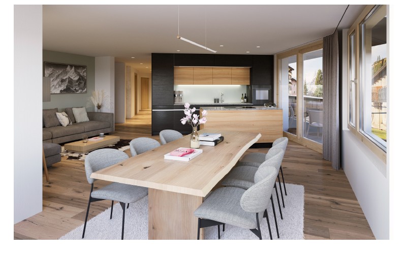 Letzter Zweitwohnsitz - Exklusive 5.5 Zimmer Wohnung direkt am Obersee in Arosa – Arosa