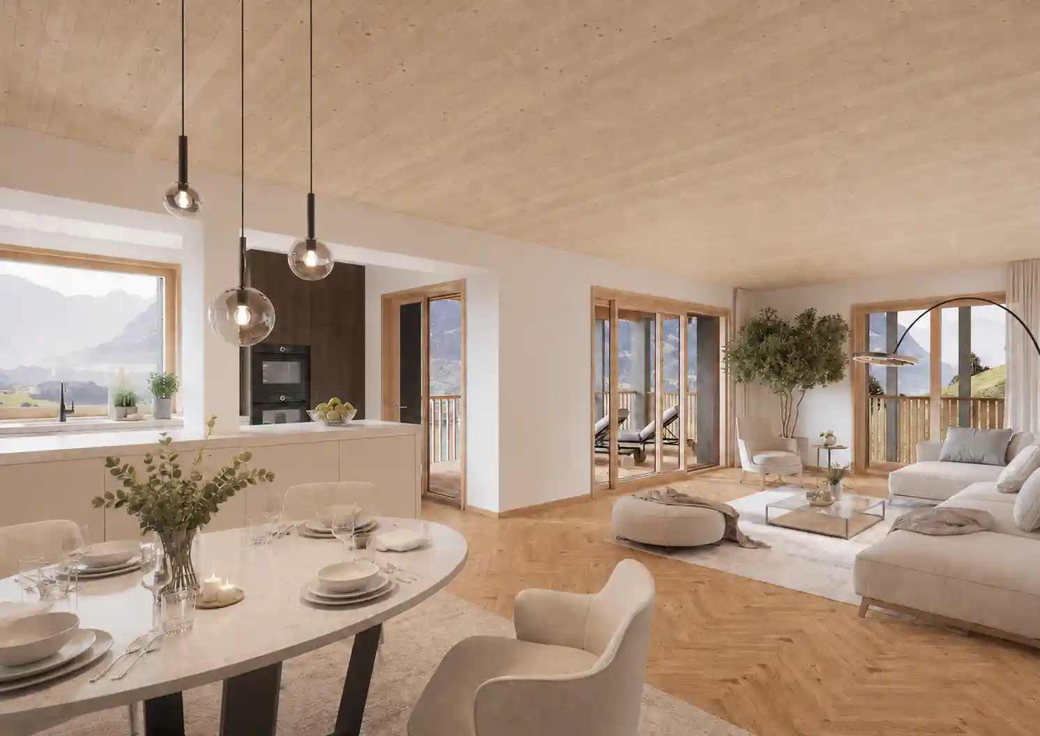 «SEELAUBE SARNEN» - 51⁄2 Zimmer-Terrassenwohnung – Sarnen