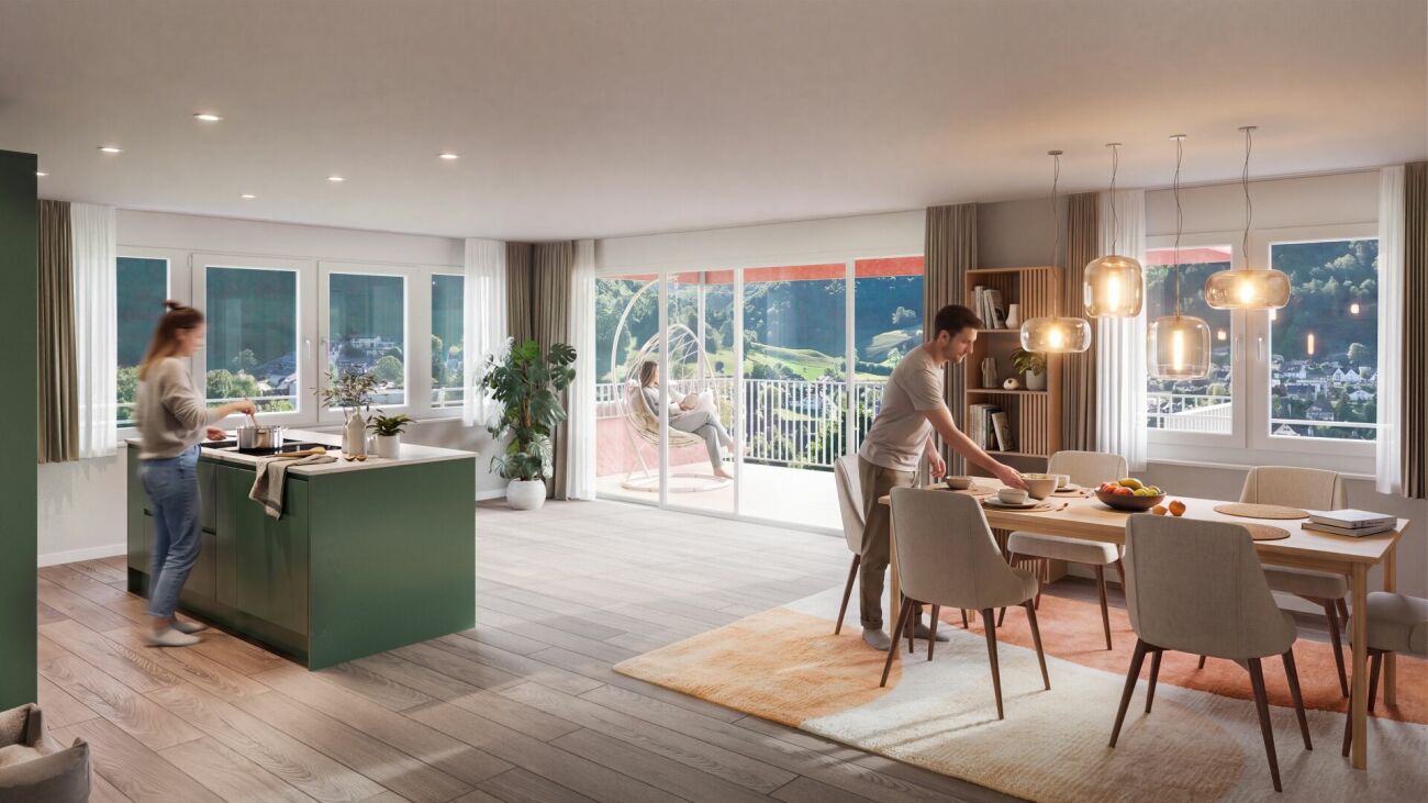 Neubau 4.5-Attika Wohnung mit Panoramablick – Oberdorf BL