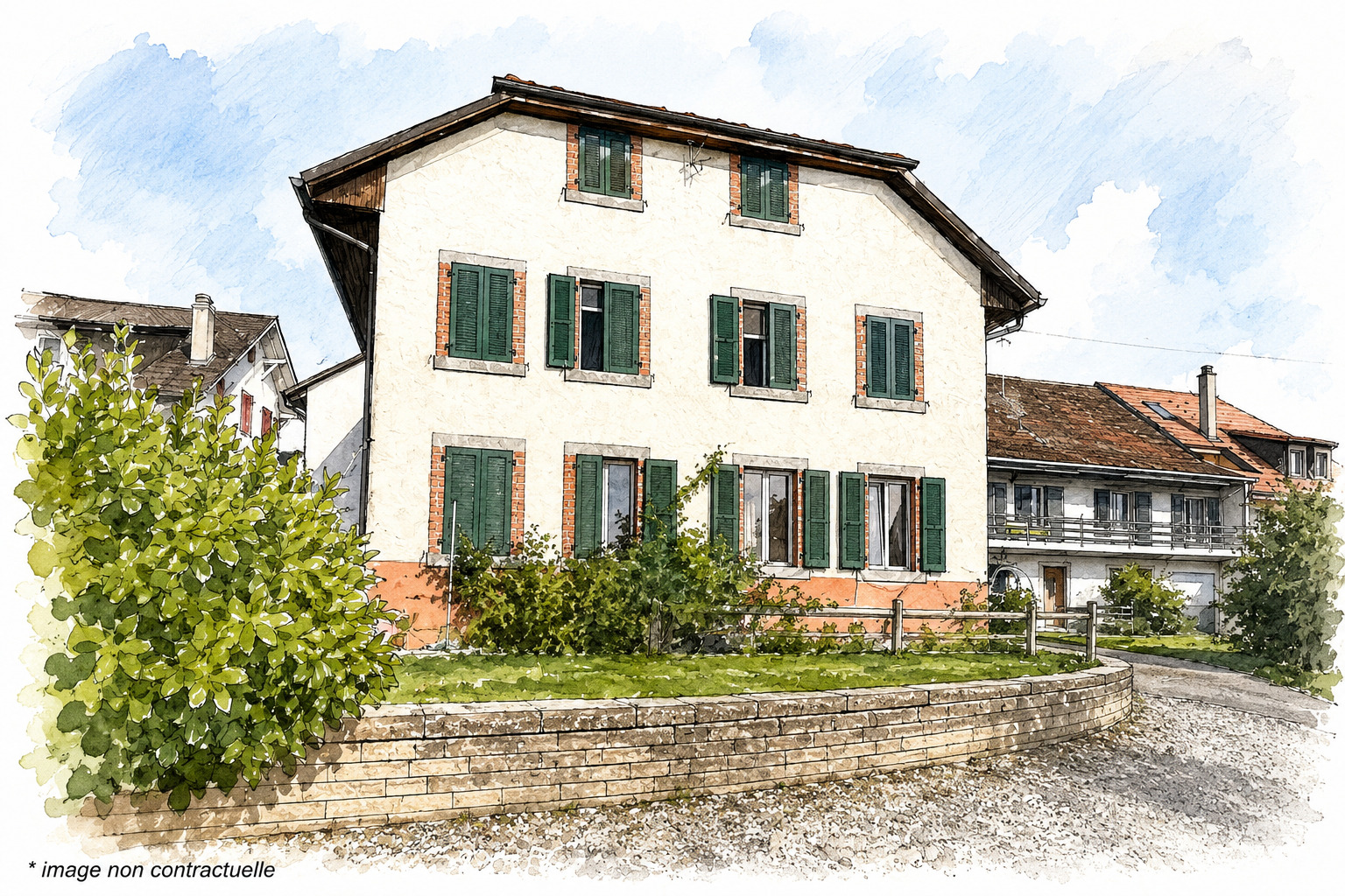 Ancienne poste réinventée : 6 PPE à Orges, du 3 au 4.5 pièces – Yverdon-les-Bains