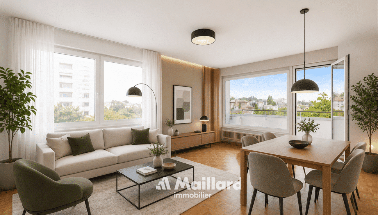 Appartement de 4.5 pièces avec vue sur le lac – Lausanne