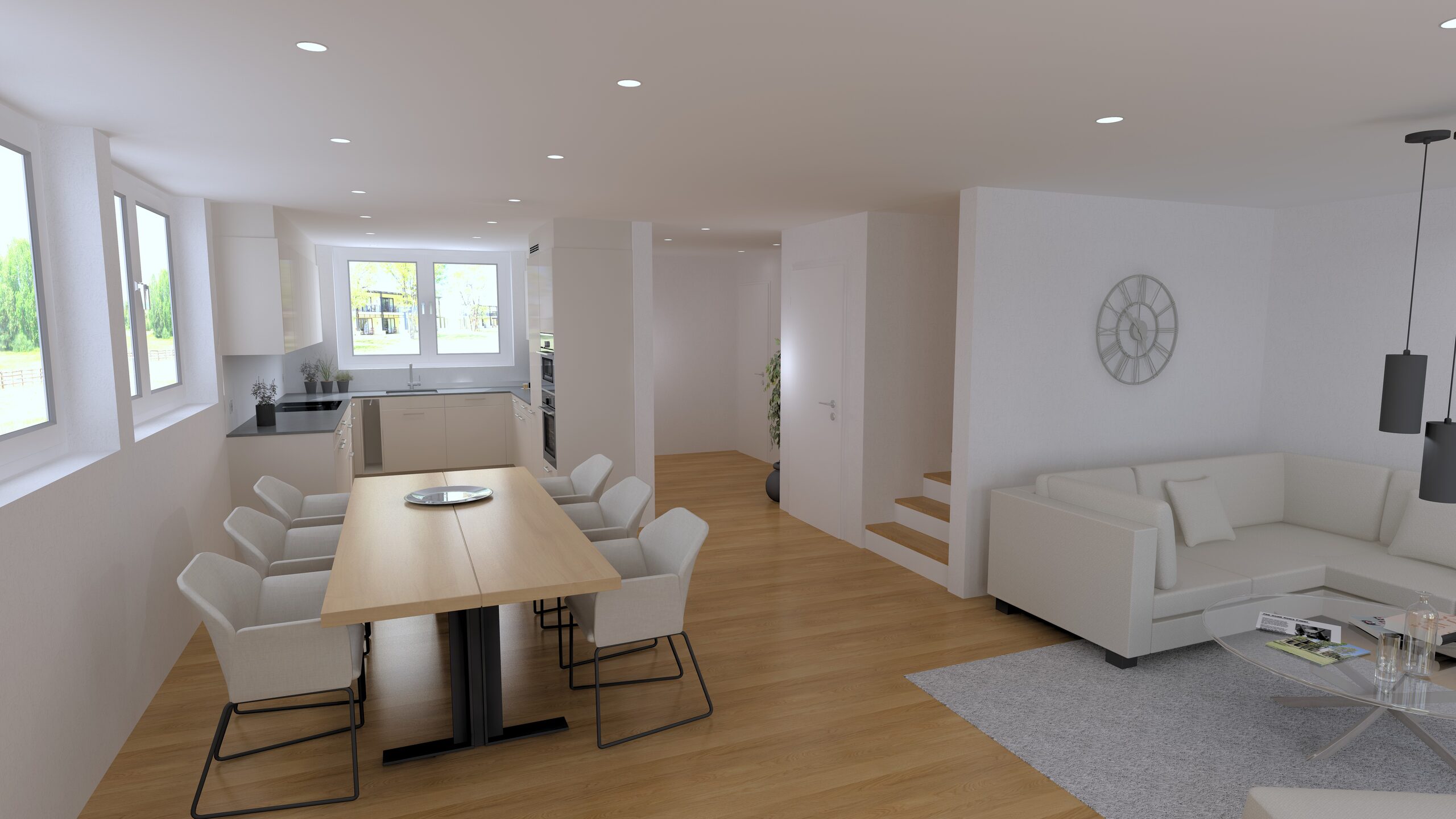 Neubau 5.5-Zi.-Doppeleinfamilienhaus an erhöhter Wohnlage mit Weitsicht in Amlikon-Bissegg (Haus A) – Amlikon-Bissegg