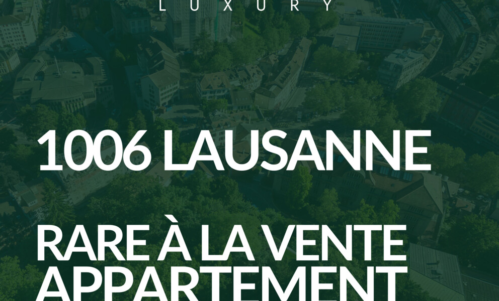 Une adresse rare au cœur de Sous-Gare – Lausanne