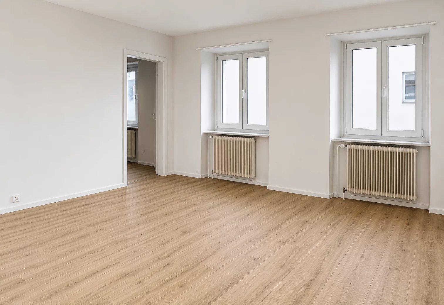Charmant 2 pièces fraîchement rénové – lumineux et idéalement situé – Courroux
