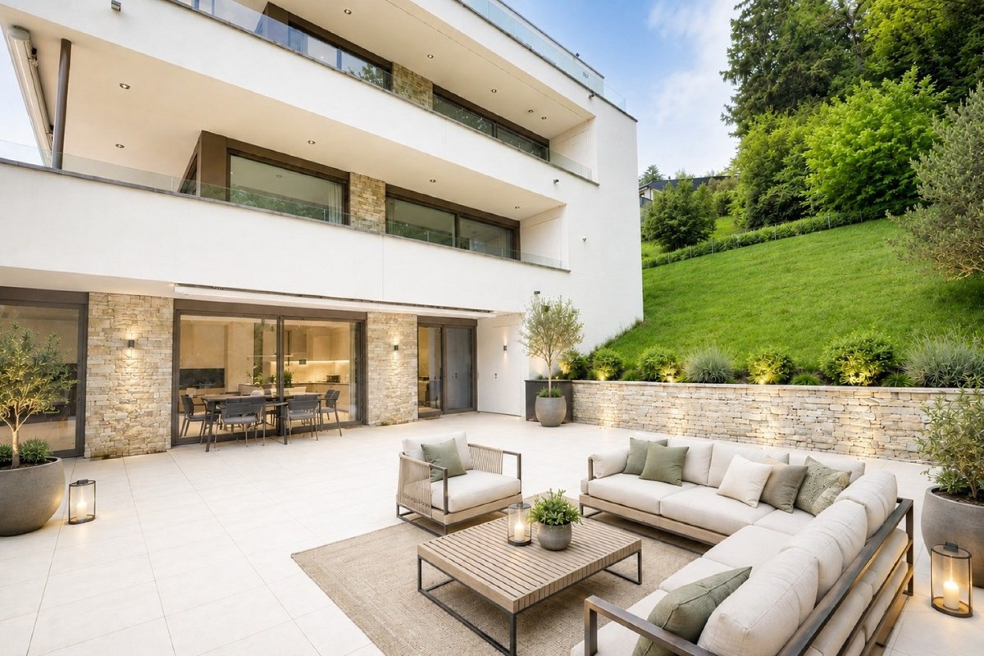 Luxuriöse Wohnung mit grosser Terrasse und Seesicht in Hergiswil – Hergiswil