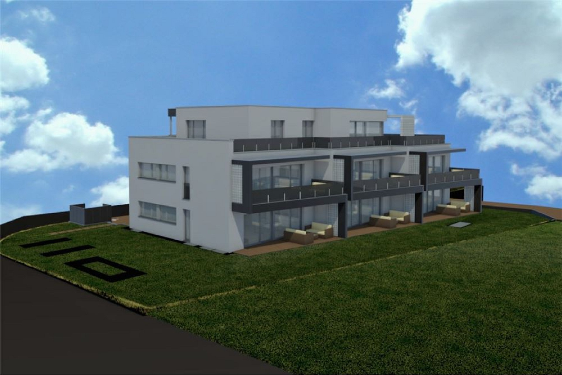 Neubau, ruhig gelegen, viel Sonne und Innenausbau selbst bestimmen (im Bau befindlich) – Langendorf