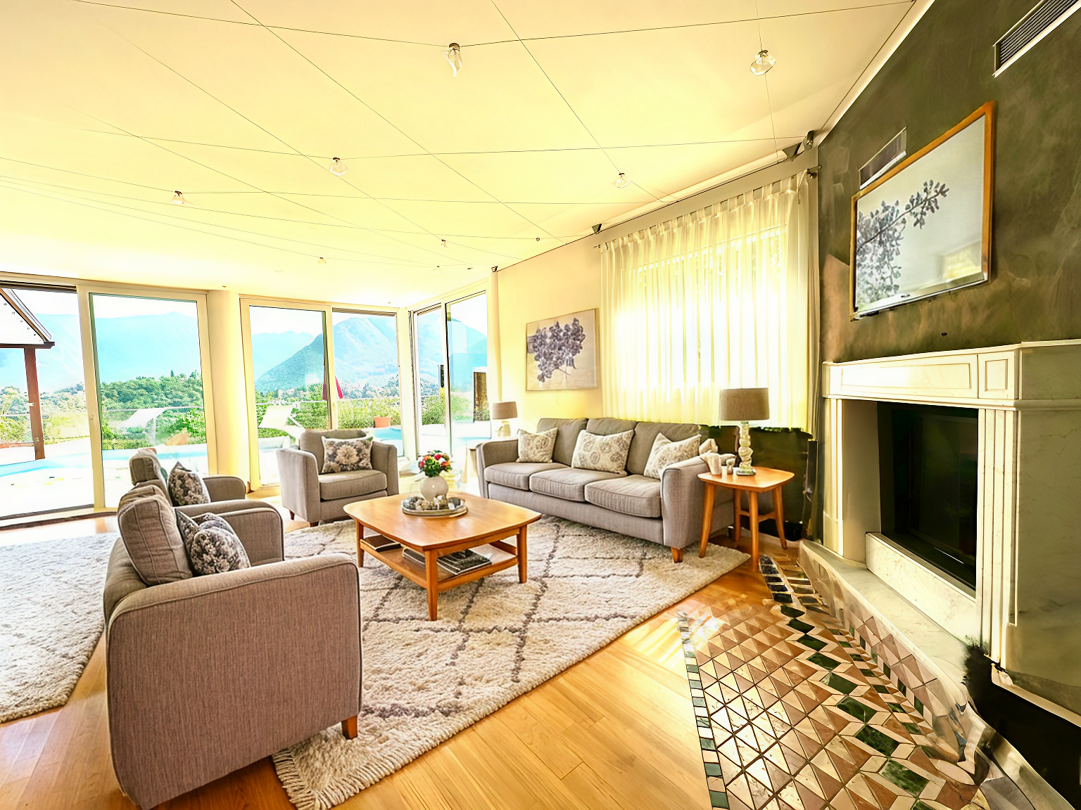 Bella villa familiare con piscina e altro a Breganzona – Lugano
