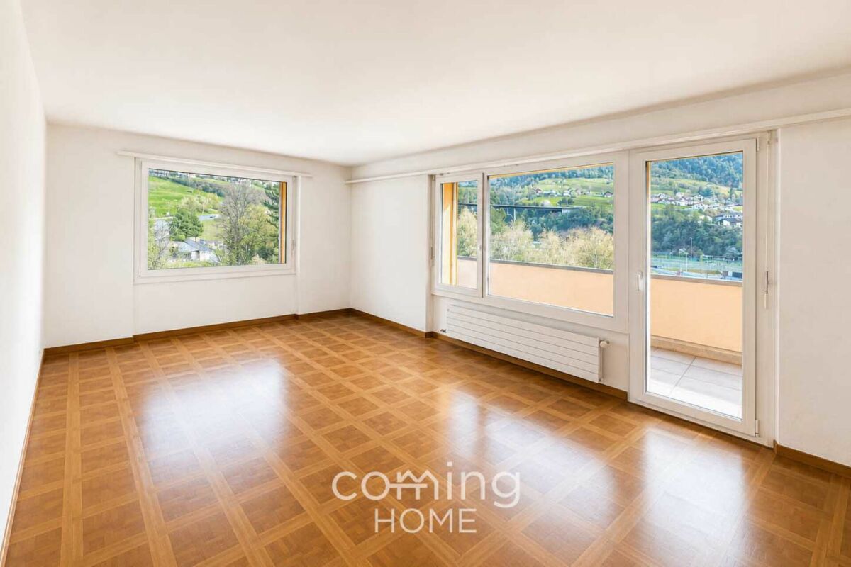 Zeitgemäss wohnen in Brig-Glis - 4.5-Zimmer-Wohnung mit Balkon und Bergpanorama – Brig