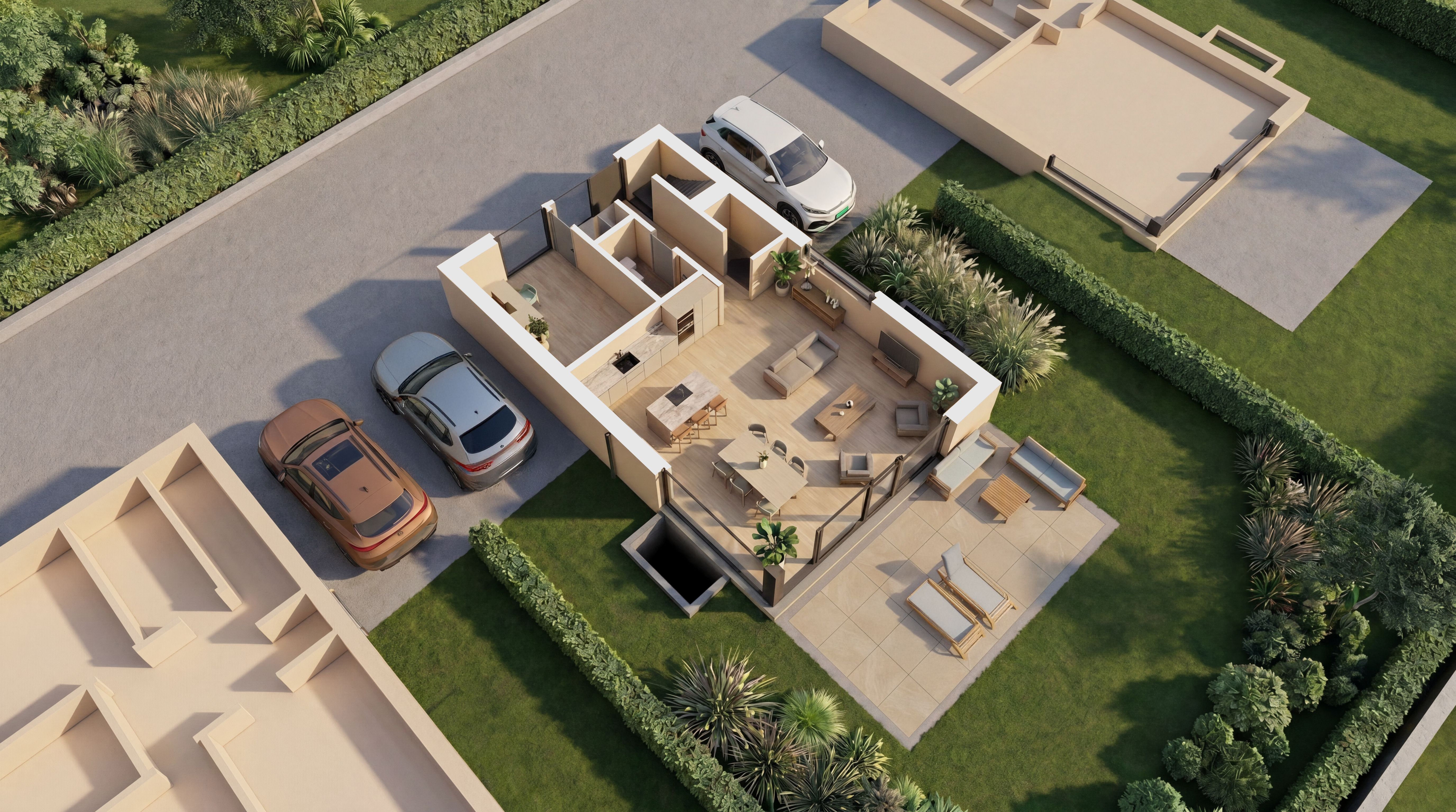 Volumes généreux, construction neuve sur 3 niveaux et jardin privatif – Payerne