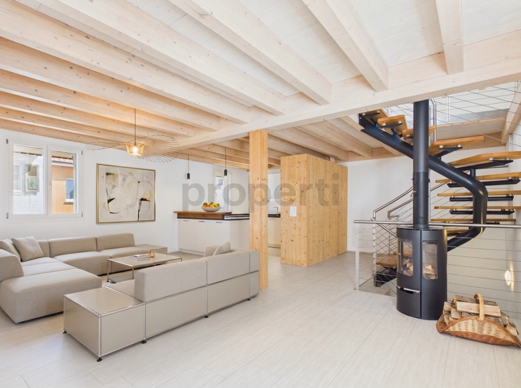 Moderner Loft-Stil, sonnige Lage und naturnahes Wohngefühl – Liesberg Dorf