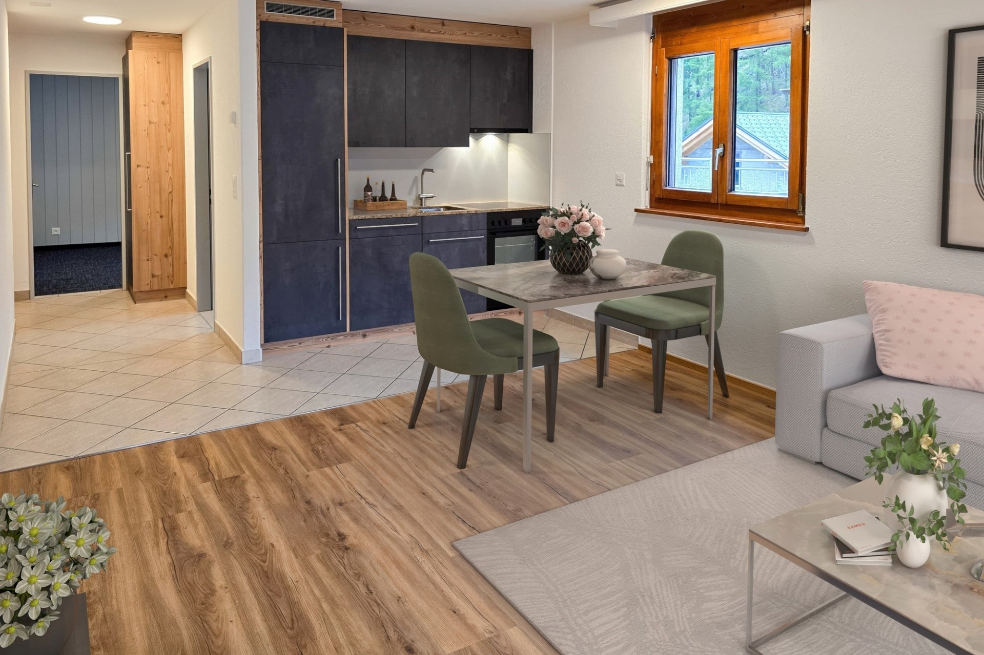 2.5-Zimmerwohnung mit grosser Terrasse und Matterhornsicht in Zermatt – Zermatt