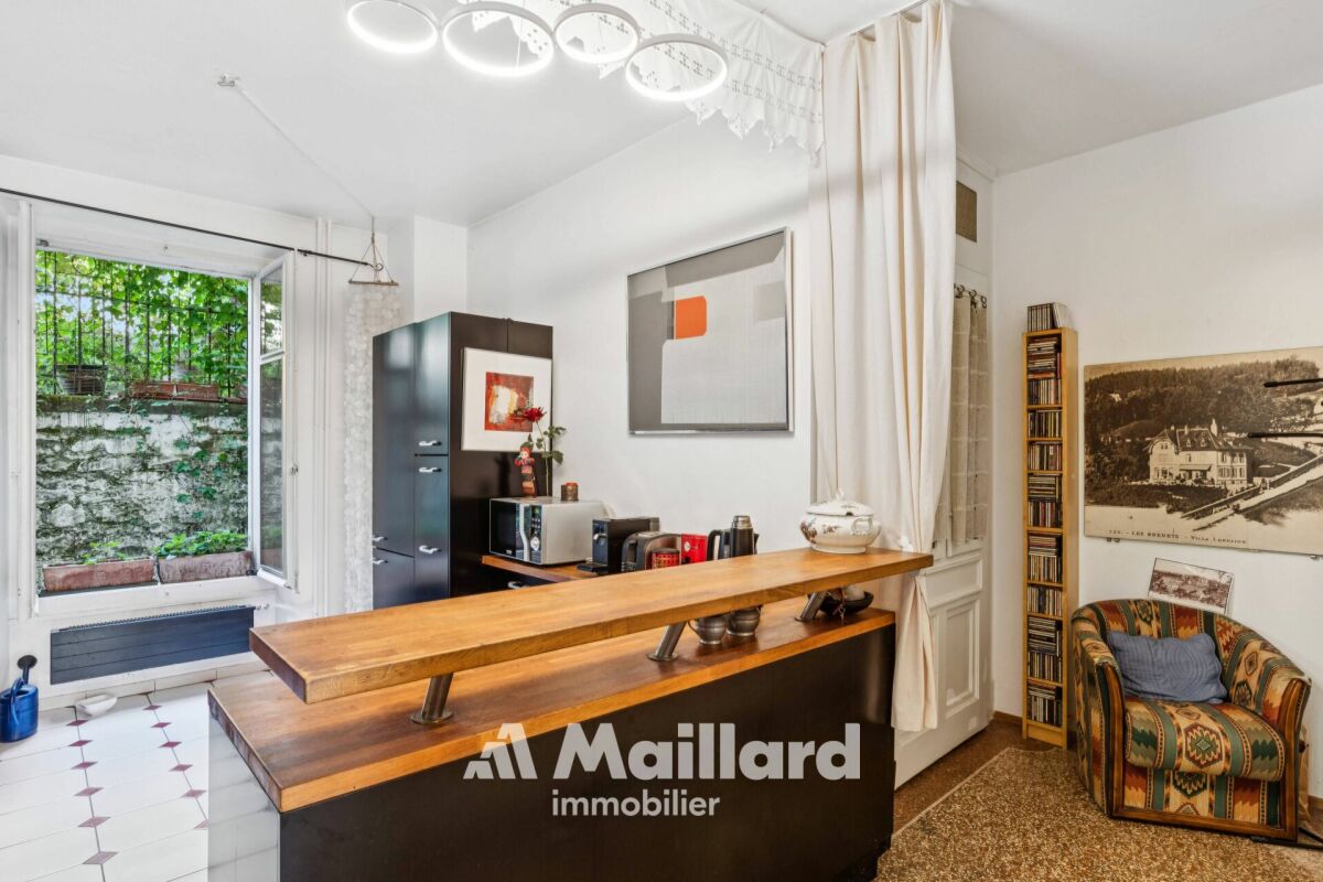 Appartement de caractère avec jardin privatif au coeur de Lausanne – Lausanne