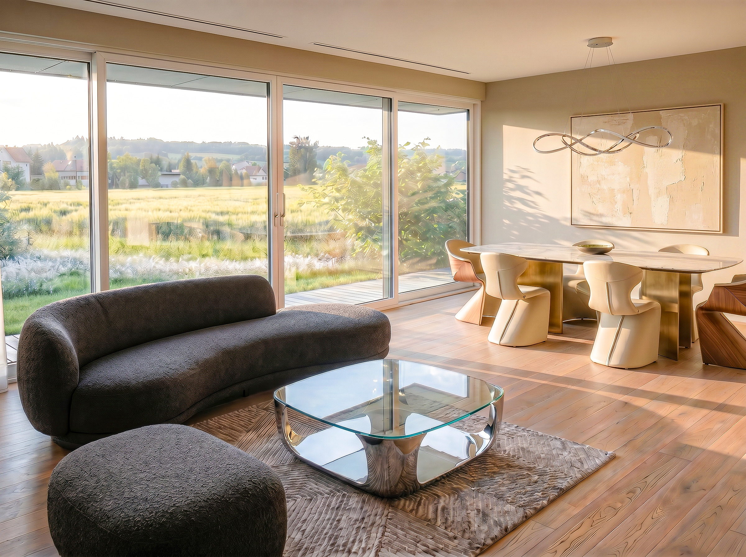 Exklusives 6.5-Zimmer Neubau-Reiheneinfamilienhaus B.1 mit hochwertigem Ausbau – Oberkulm AG – Oberkulm