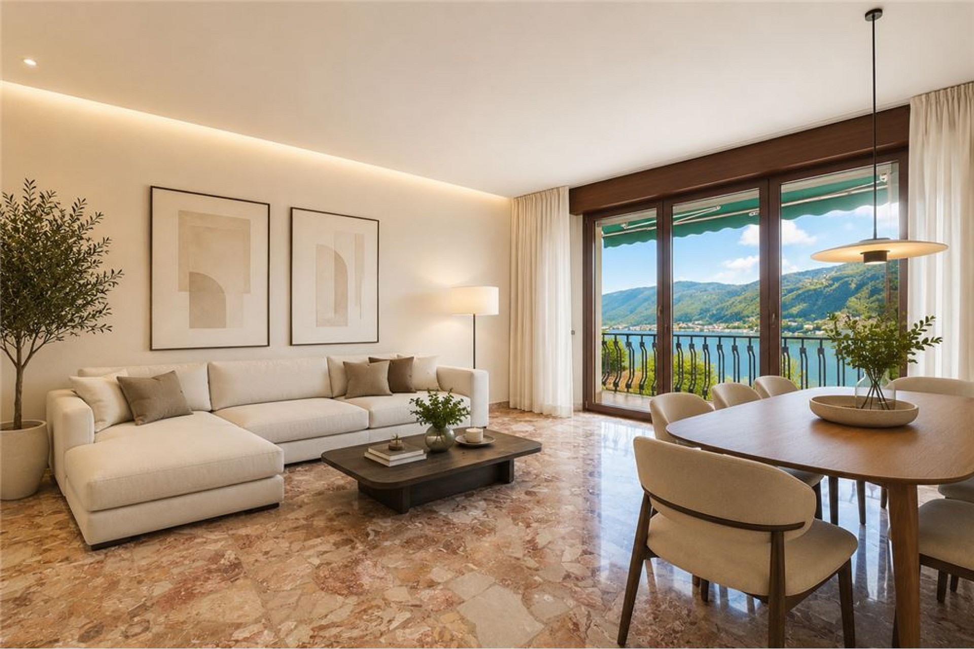Raffinierte Wohnung mit herrlichem Blick auf den Luganersee – Morcote